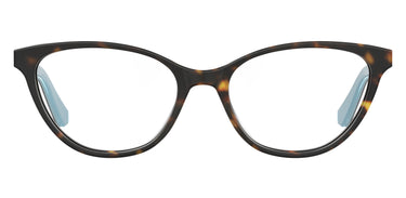 Premium Women Moschino Love Model Eyeglasses: MOL545 - Havana Azure- SpecSMART Eye Clinic (Front View)